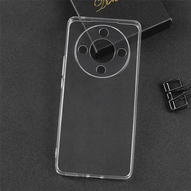 For Honor X9b 5G / Magic6 Lite 5G Case Anti-scratch Clear TPU Phone Cover (Precise Rear Lens Cutout)-Cellmalls