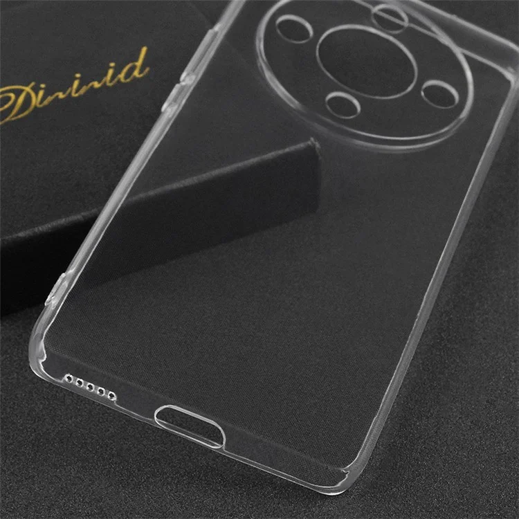 For Honor X9b 5G / Magic6 Lite 5G Case Anti-scratch Clear TPU Phone Cover (Precise Rear Lens Cutout)-Cellmalls