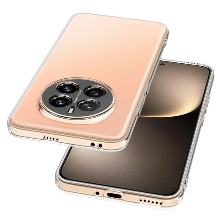 For Honor Magic7 5G Clear Phone Case Ultra-Thin Flexible TPU Back Cover-Cellmalls