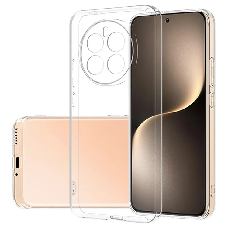 For Honor Magic7 5G Clear Phone Case Ultra-Thin Flexible TPU Back Cover-Cellmalls