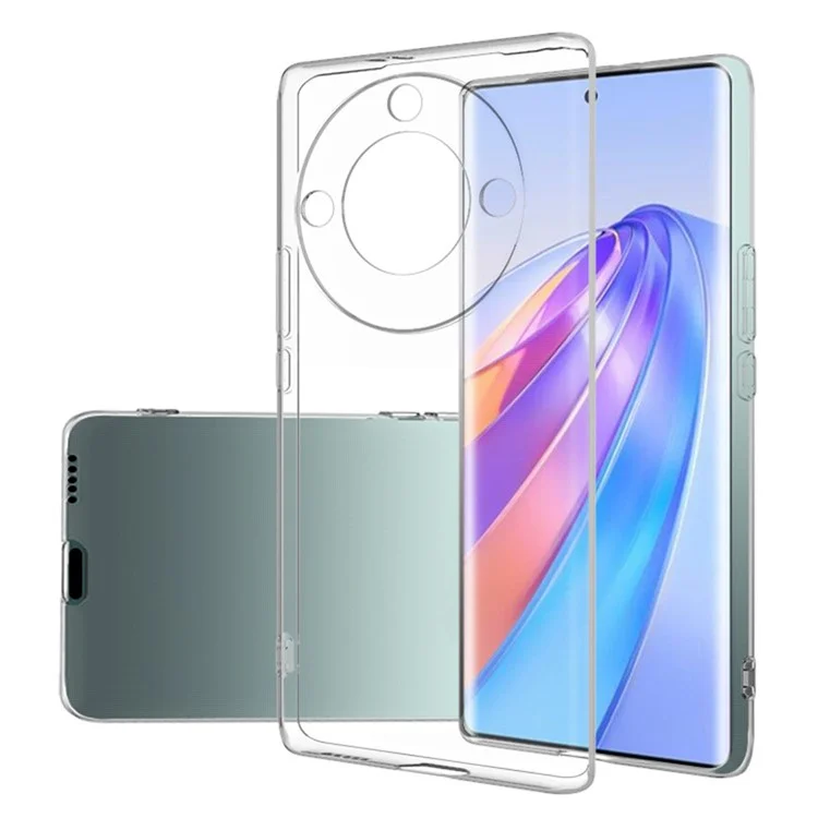 For Honor X50 Precise Cutouts Ultra-Thin TPU Clear Phone Case Cell Phone Cover Shell-Cellmalls