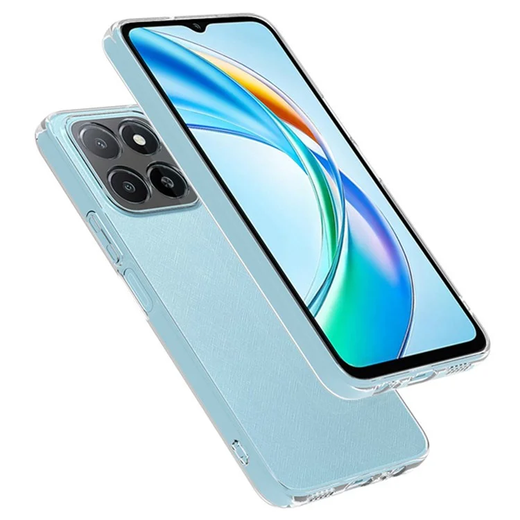 For Honor X5b Clear Phone Case Ultra-Thin Flexible TPU Back Cover-Cellmalls