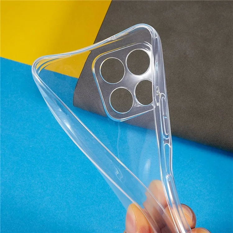 For Honor X6 4G Soft TPU Transparent Back Cover Scratch-Resistant Ultra Slim Protective Cell Phone Case-Cellmalls