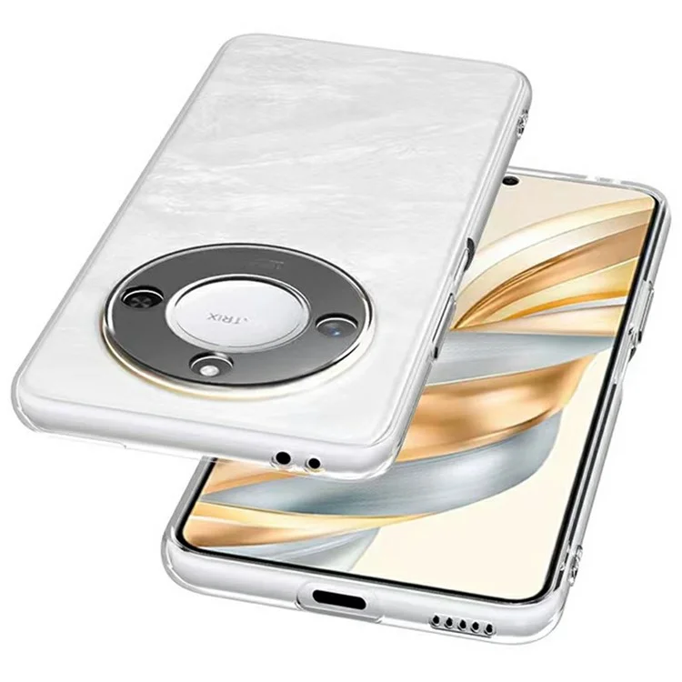 For Honor X60 5G Clear Phone Case Ultra-Thin Flexible TPU Back Cover-Cellmalls