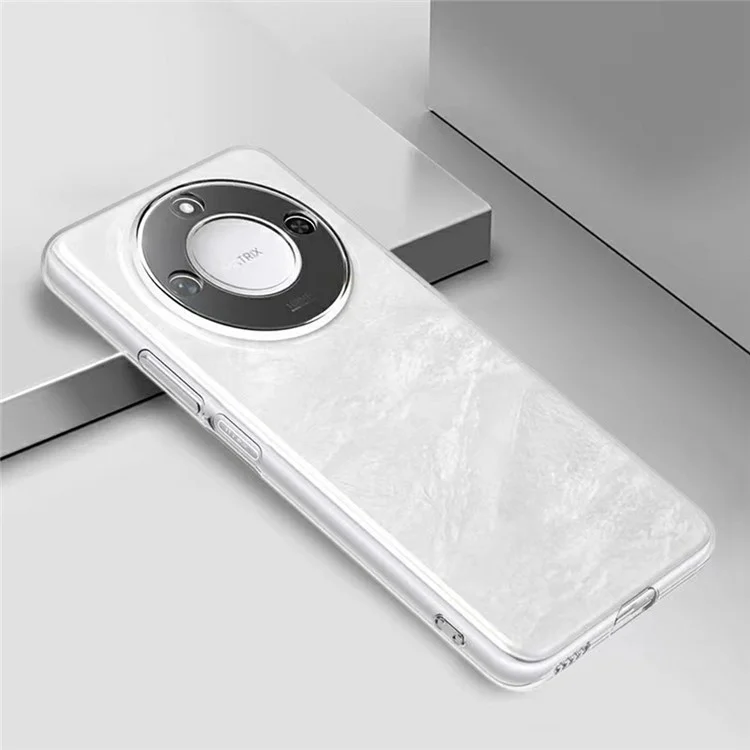 For Honor X60 5G Clear Phone Case Ultra-Thin Flexible TPU Back Cover-Cellmalls