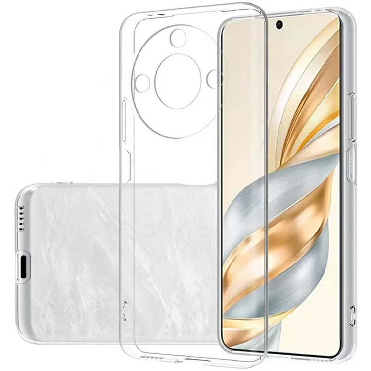 For Honor X60 5G Clear Phone Case Ultra-Thin Flexible TPU Back Cover-Cellmalls