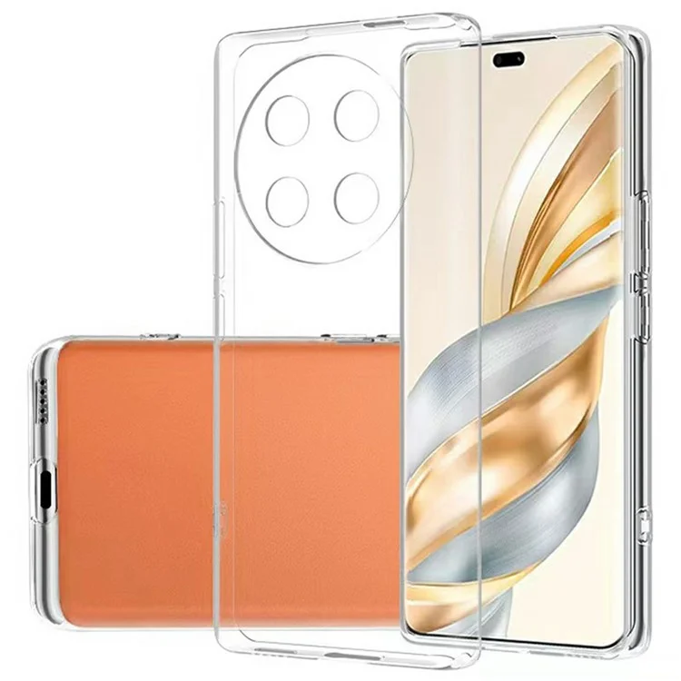 For Honor X60 Pro 5G Clear Phone Case Ultra-Thin Flexible TPU Back Cover-Cellmalls