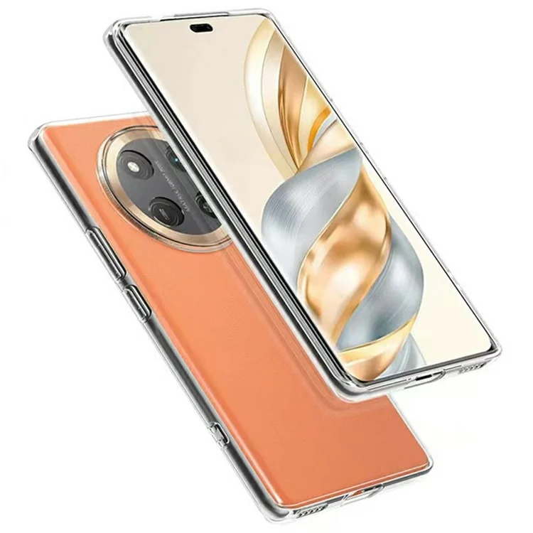 For Honor X60 Pro 5G Clear Phone Case Ultra-Thin Flexible TPU Back Cover-Cellmalls