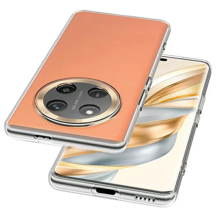 For Honor X60 Pro 5G Clear Phone Case Ultra-Thin Flexible TPU Back Cover-Cellmalls