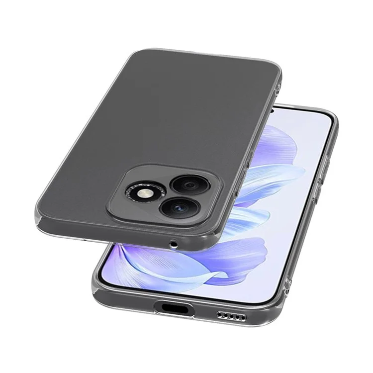 For Honor X60i 5G Case Ultra-Thin Flexible TPU Clear Back Phone Cover-Cellmalls