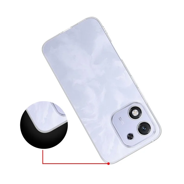 For Honor X70i Back Cover Ultra Thin Flexible TPU Clear Phone Case-Cellmalls