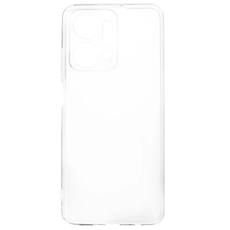 For Honor X7a 5G Super Thin HD Clear Flexible TPU Phone Case Ultra Thin Phone Cover Phone Back Protector-Cellmalls