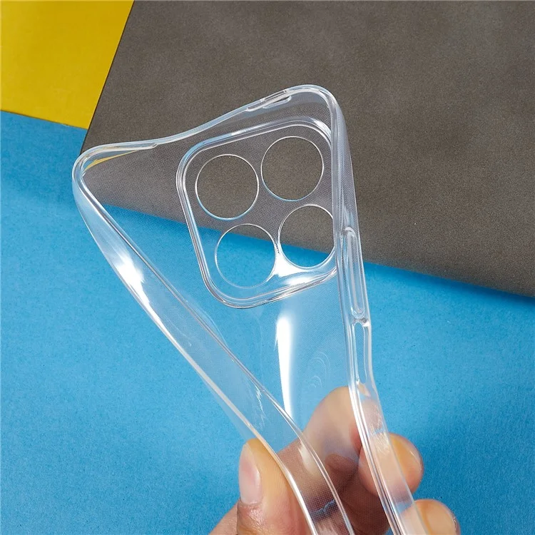 For Honor X8a 4G Phone Back Protector Ultra Thin High Transparency Clear Flexible TPU Cover Phone Case-Cellmalls