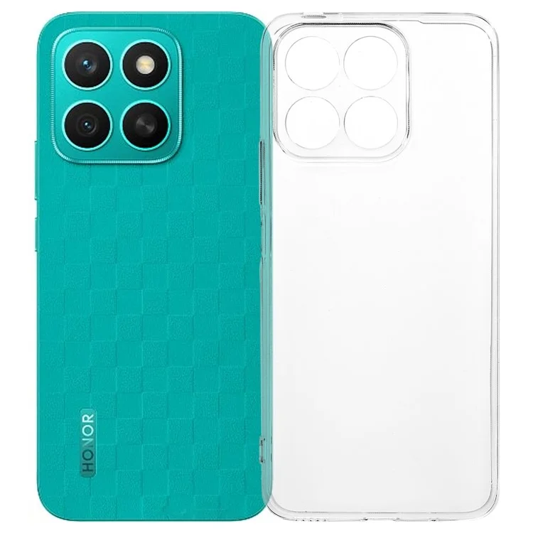 For Honor X8c 4G Back Cover Ultra Thin Flexible TPU Clear Phone Case-Cellmalls