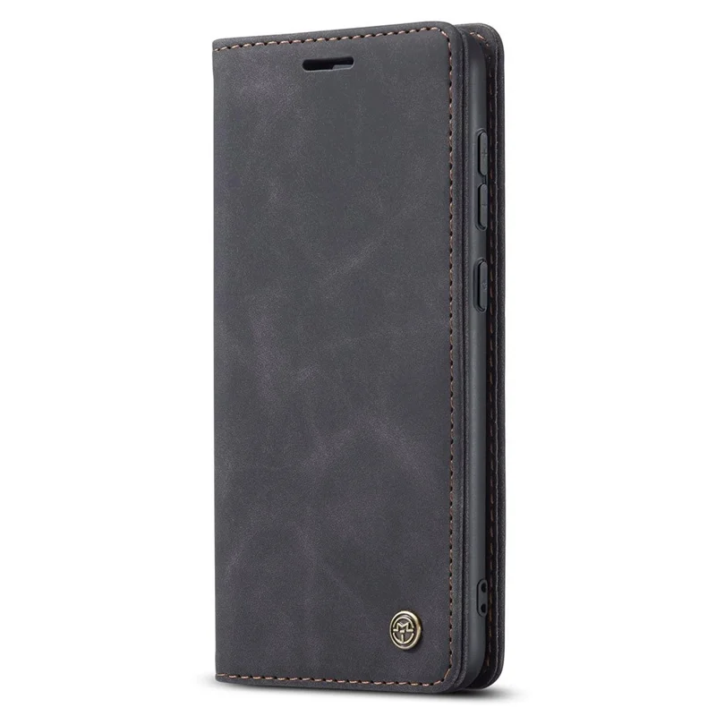 CASEME 013 Series Flip Wallet Leather Phone Cover for Samsung Galaxy A71 - Black-Cellmalls