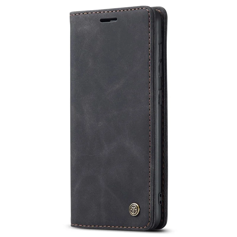 CASEME 013 Series Auto-absorbed Flip Leather Wallet Case for Samsung Galaxy S20 4G/S20 5G - Black-Cellmalls