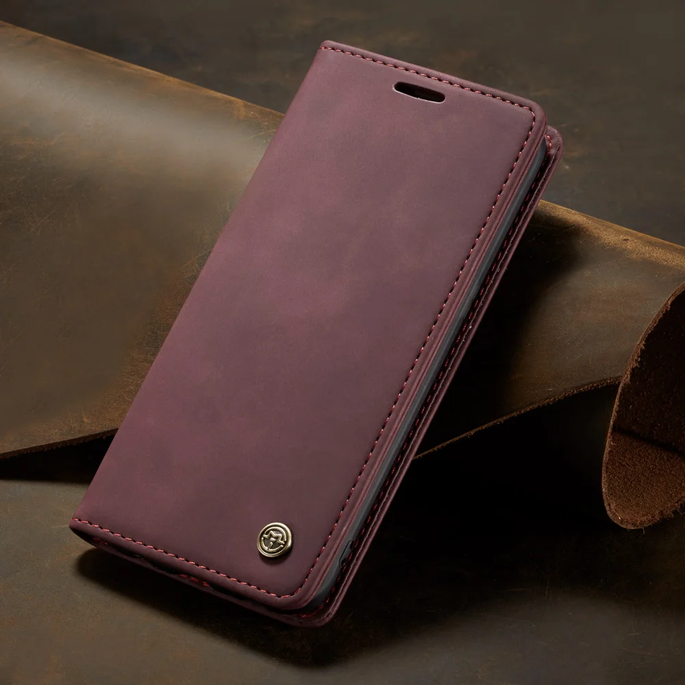 CASEME 013 Series Auto-absorbed Leather Wallet Stand Casing for Samsung Galaxy S7 edge G935 - Blue-Cellmalls