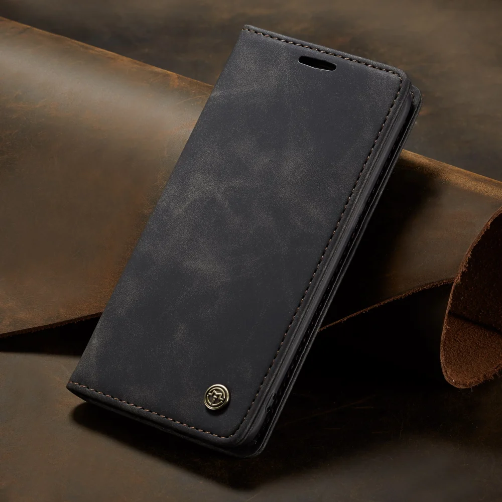 CASEME 013 Series Auto-absorbed Leather Wallet Stand Casing for Samsung Galaxy S7 edge G935 - Blue-Cellmalls