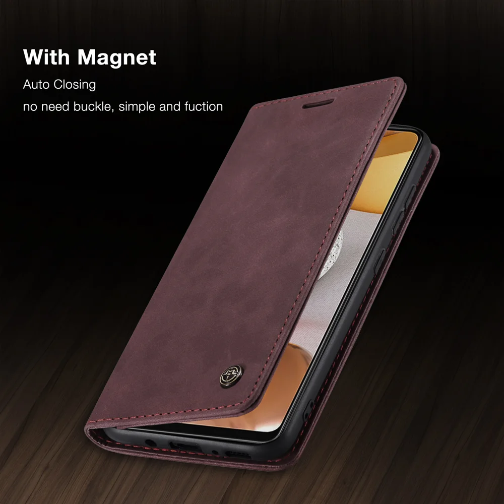 CASEME 013 Series Auto-absorbed Wallet Leather Shell for Samsung Galaxy S21+ 5G - Blue-Cellmalls