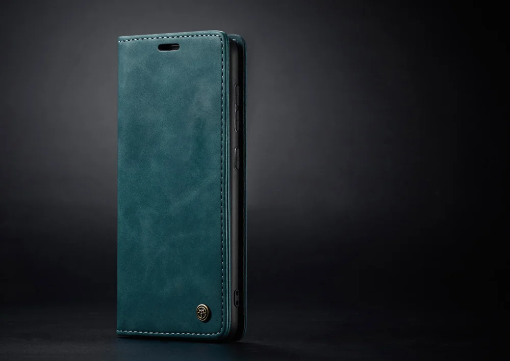 CASEME 013 Series Auto-absorbed Wallet Leather Shell for Samsung Galaxy S21+ 5G - Blue-Cellmalls