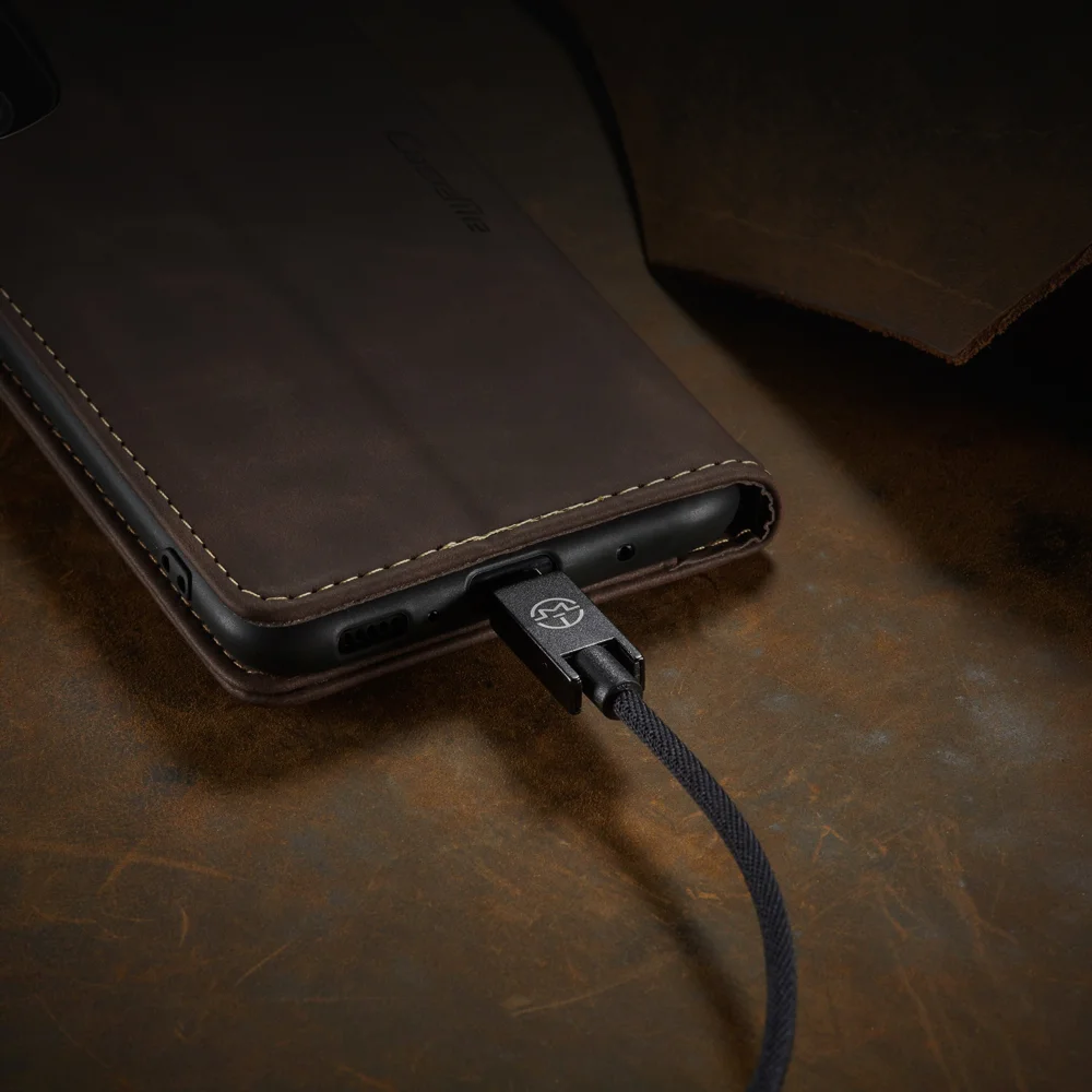 CASEME 013 Series Auto-absorbed Wallet Leather Shell for Samsung Galaxy S21+ 5G - Blue-Cellmalls