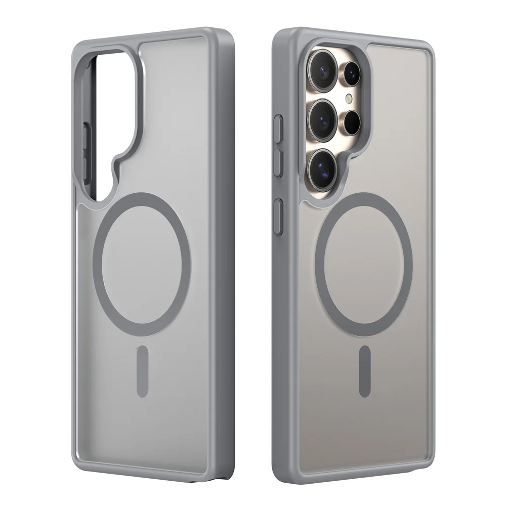 For Samsung Galaxy S25 Ultra Case DUX DUCIS Yind Series PC+TPU Phone Cover Compatible with MagSafe - Black-Cellmalls