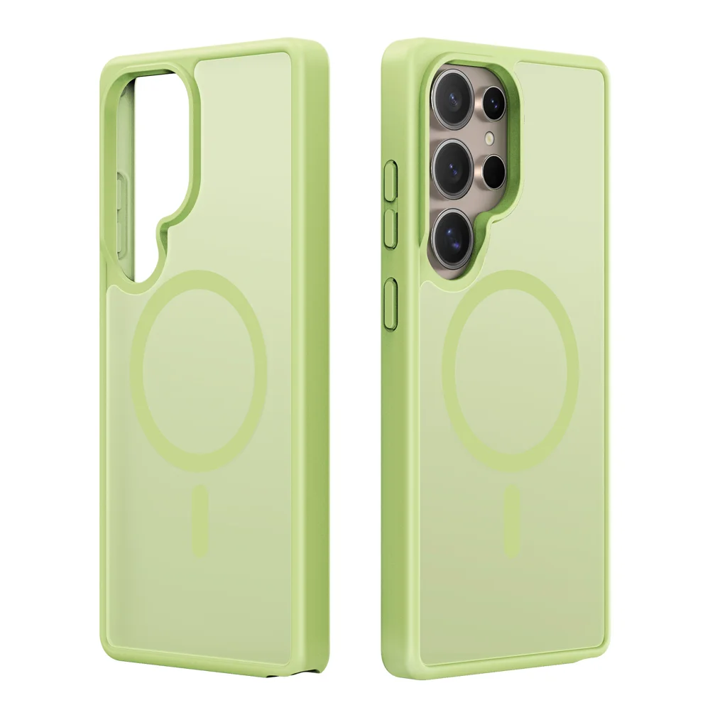 For Samsung Galaxy S25 Ultra Case DUX DUCIS Yind Series PC+TPU Phone Cover Compatible with MagSafe - Black-Cellmalls