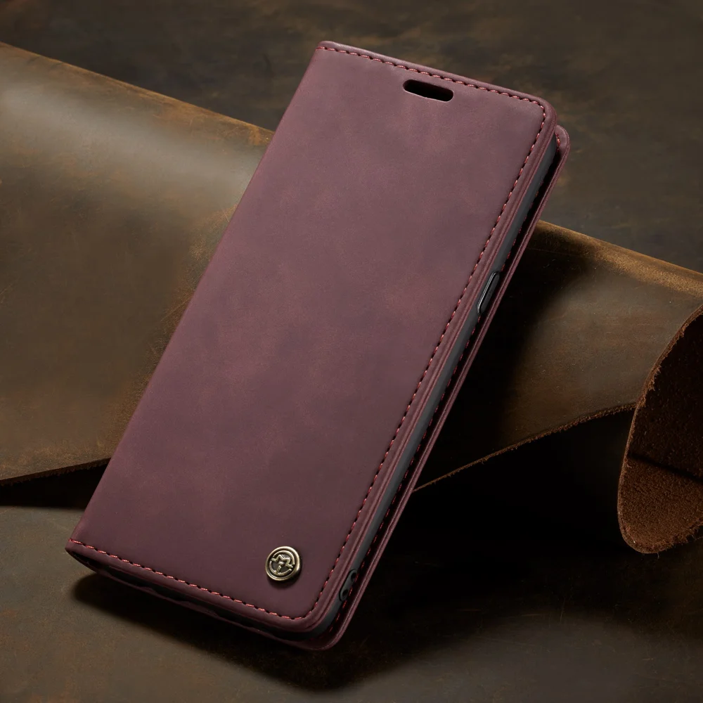 CASEME 013 Series Auto-absorbed Leather Wallet Stand Shell for Samsung Galaxy S8 Plus G955 - Blue-Cellmalls