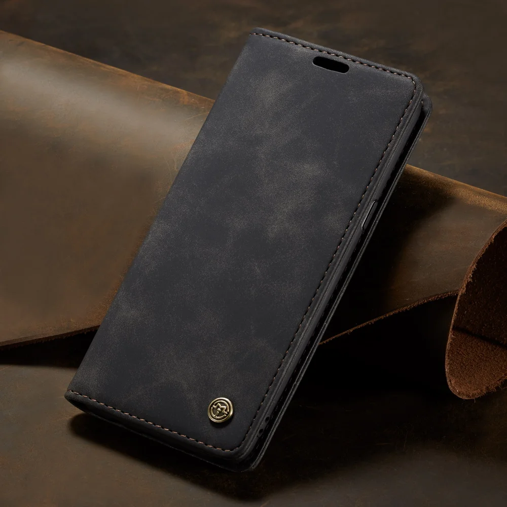 CASEME 013 Series Auto-absorbed Leather Wallet Stand Shell for Samsung Galaxy S8 Plus G955 - Blue-Cellmalls