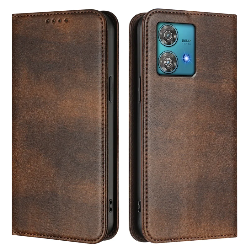 For Motorola Edge 40 Neo 5G Wallet Cases Retro Texture RFID Blocking Leather Phone Cover - Mint Green-Cellmalls