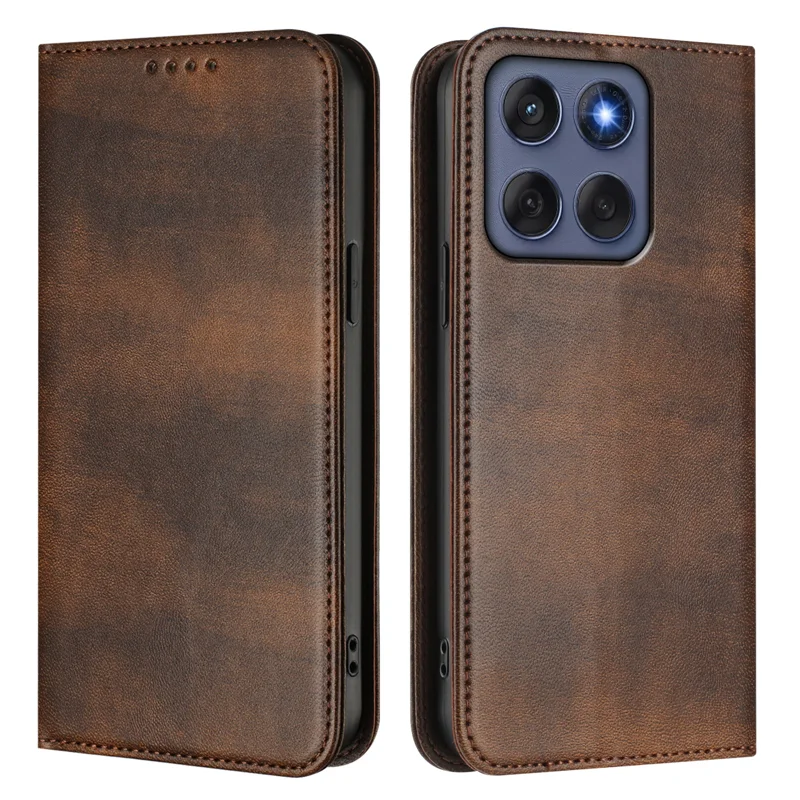 For Motorola Edge 60 5G / 60 Fusion 5G Wallet Cases Retro Texture RFID Blocking Leather Phone Cover - Mint Green-Cellmalls