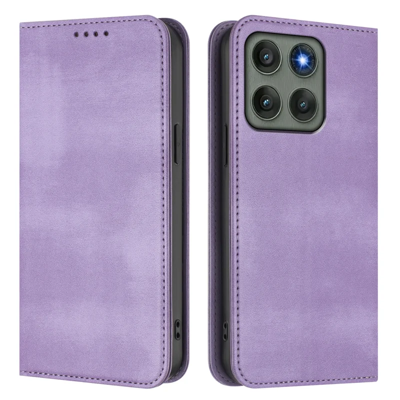 For Motorola Edge 60 Pro 5G Wallet Cases Retro Texture RFID Blocking Leather Phone Cover - Mint Green-Cellmalls