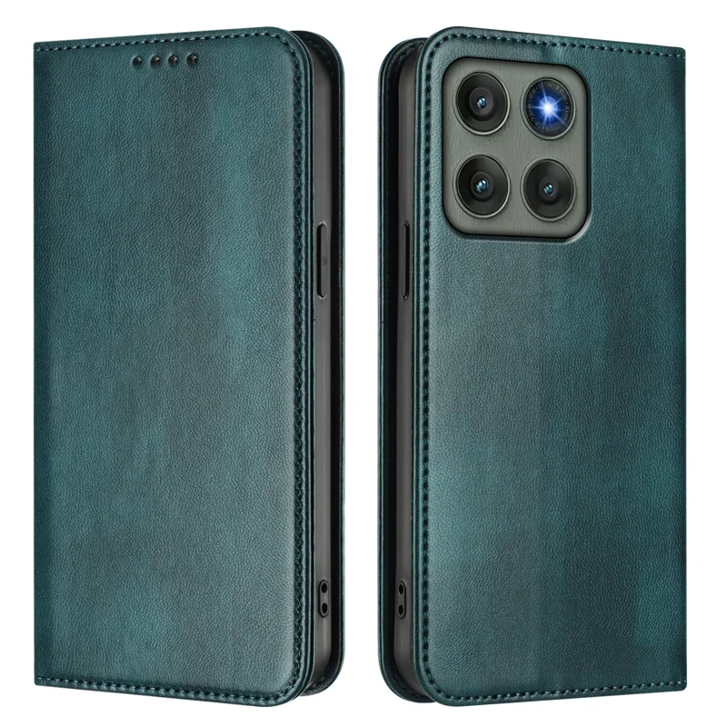 For Motorola Edge 60 Pro 5G Wallet Cases Retro Texture RFID Blocking Leather Phone Cover - Mint Green-Cellmalls