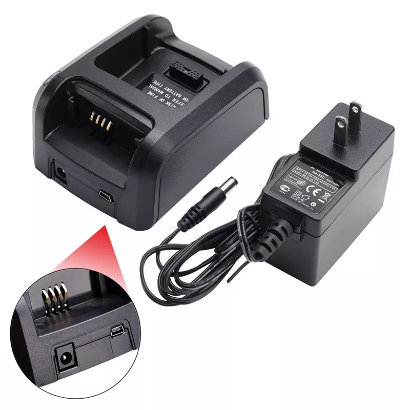 NNTN8234A Desktop Charger With Power Adapter For Motorola MTP3100 MTP3150 MTP3250 MTP3550 Radios