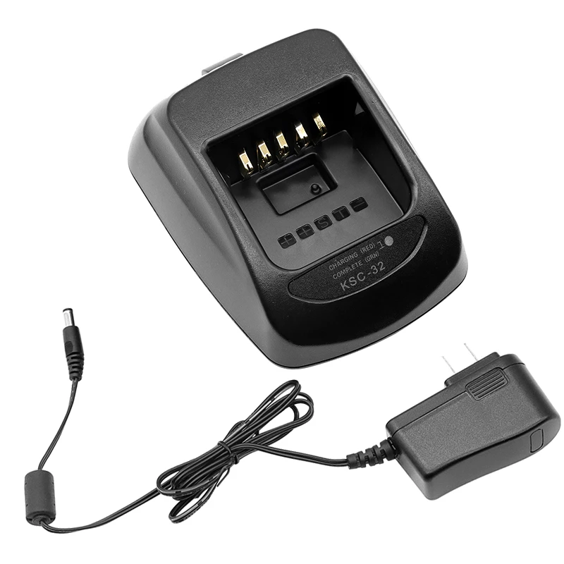 KSC-32 Rapid Charger + Power Adapter For Kenwood TK-5210 TK-5310 TK-5220 TK-5320 TK-2180 TK-3180 NX300 NX410 NX411 NX5200 NX5300 NX5400 NX200 NX210 Radios KNB-L1 KNB-L2 KNB-L3 KNB-N4 Battery