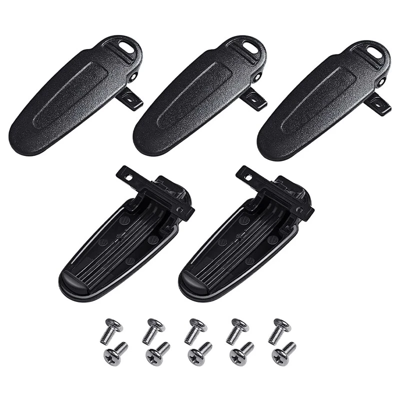 5* KBH-12 Belt Clips For Kenwood TK-3160 TK-3140 TK-2160 TK-2360 TK-2140 TK-3360 NX220 NX320 NX420 Radio
