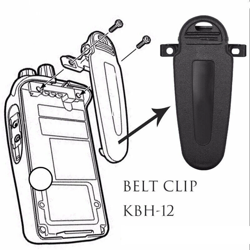 5* KBH-12 Belt Clips For Kenwood TK-3160 TK-3140 TK-2160 TK-2360 TK-2140 TK-3360 NX220 NX320 NX420 Radio