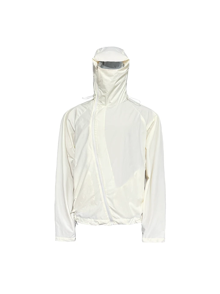 Jcaesar Zipper-Jacket | Unique Jacquard Corduroy & Diagonal Collar