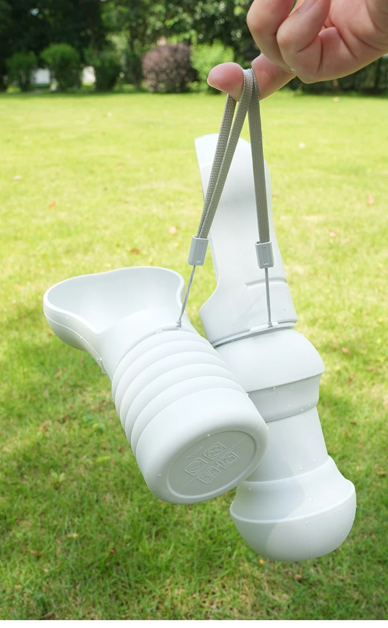 UREY Portable pet cat and dog carry-on feeding and watering device