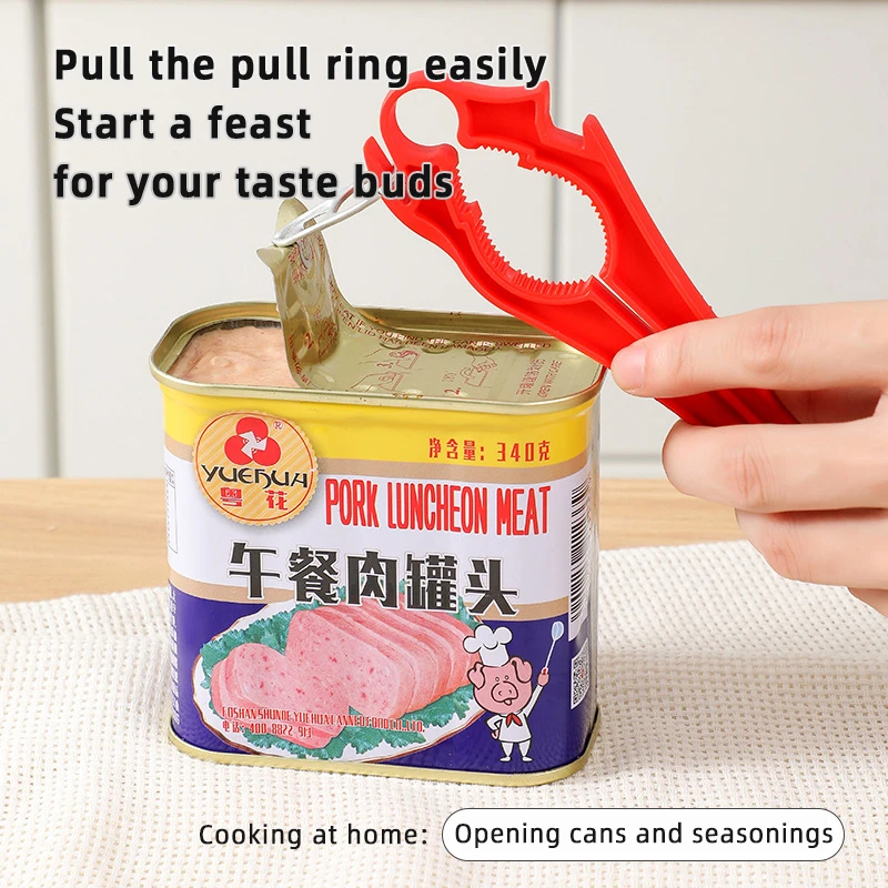UREY Manual three-in-one multi-function can opener kitchen lid opener can opener tool bottle opener
