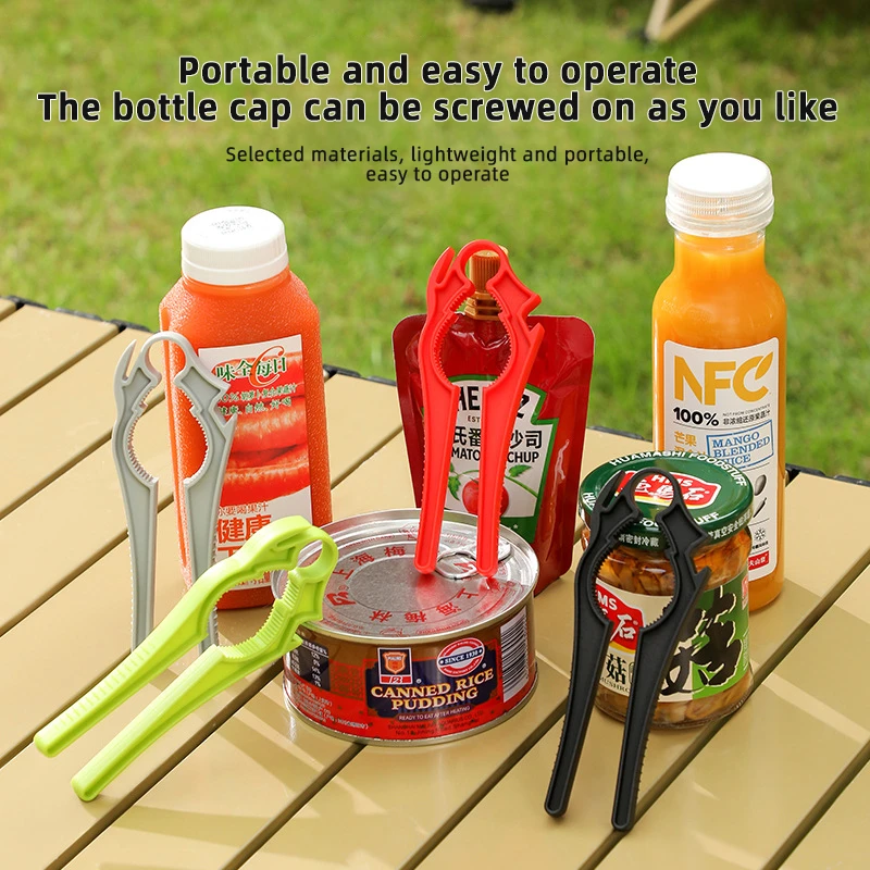 UREY Manual three-in-one multi-function can opener kitchen lid opener can opener tool bottle opener