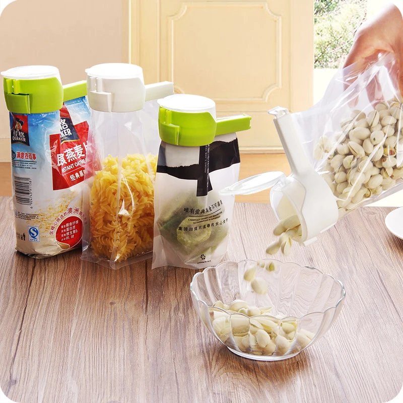 UREY Food preservation sealing clip sealing clip oatmeal discharge nozzle snack bag clip moisture-proof sealing clip bag sealing artifact
