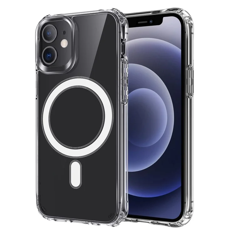 Shockproof Clear Style Acrylic + TPU Case for iPhone 12 mini Cover-Cellmalls