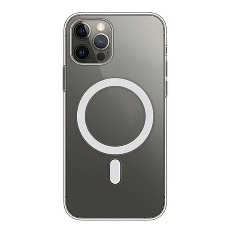 Acrylic + TPU Combo Hybrid Cover with Magnetic Charging Function for iPhone 13 Pro Max 6.7 inch-Cellmalls