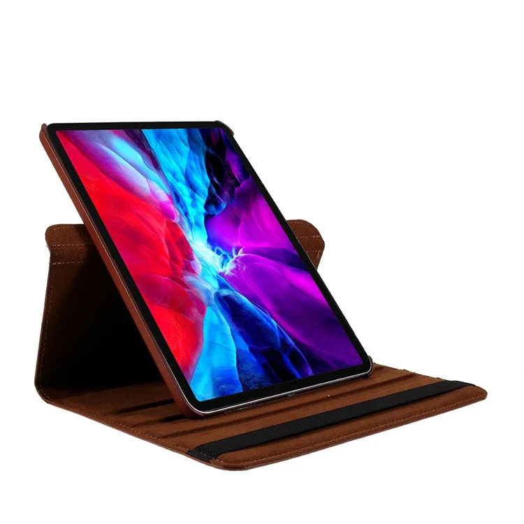 Litchi Skin Stand Cover for iPad Air 11 (2025) / (2024) / Air (2020) (2022) / Pro 11 (2022) (2021) (2020) (2018)  - Brown-Cellmalls