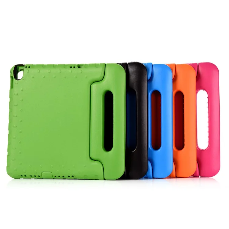 Good Hardness Drop-Resistant Shockproof Kids EVA Case for iPad Pro 9.7 inch with Handle Stand - Blue-Cellmalls