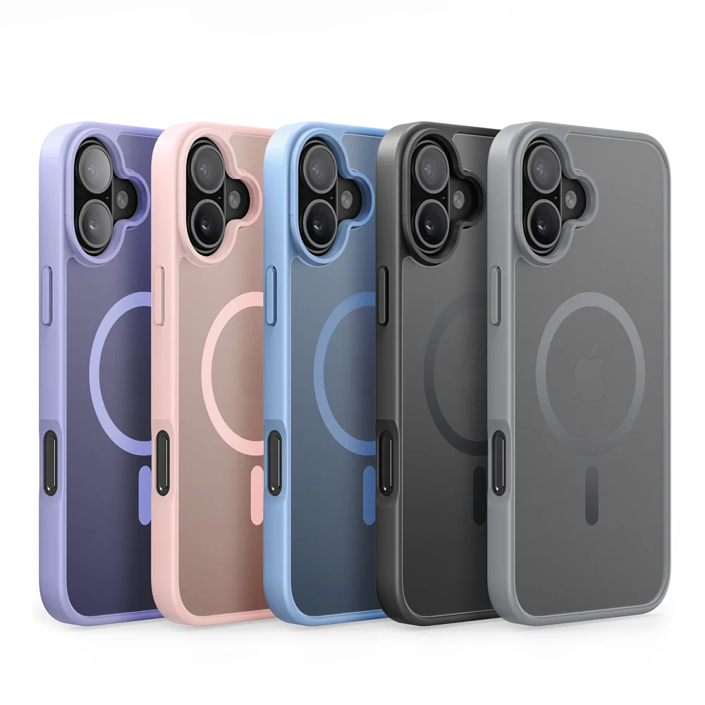 For iPhone 17 Case DUX DUCIS Yind Series PC+TPU Phone Cover Compatible with MagSafe - Black-Cellmalls