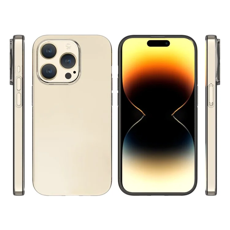 Watermark-Free TPU Phone Case for iPhone 15 Pro Drop Resistant Glossy Cell Phone Cover Shell-Cellmalls