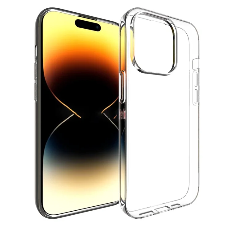 Watermark-Free TPU Phone Case for iPhone 15 Pro Drop Resistant Glossy Cell Phone Cover Shell-Cellmalls