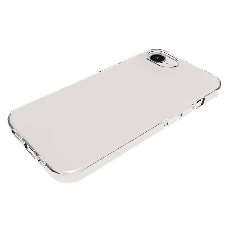 For iPhone 16e Slim Clear Phone Case Watermark Resistant TPU Back Cover-Cellmalls